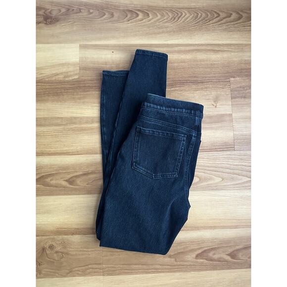 SPANX ― S Small ― Slimming Pull On Soft Knit Denim Legging Jegging Jeans ― #CY45 - Picture 1 of 4
